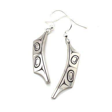 Earrings - Sterling Silver - Canoe
