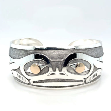 Bracelet - Sterling Silver & 14k Gold - Frog