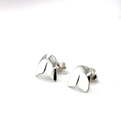 Earrings - Sterling Silver - Studs - Split-U