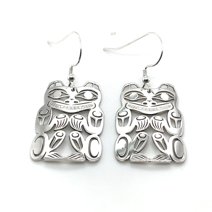 Earrings - Sterling Silver - Bear