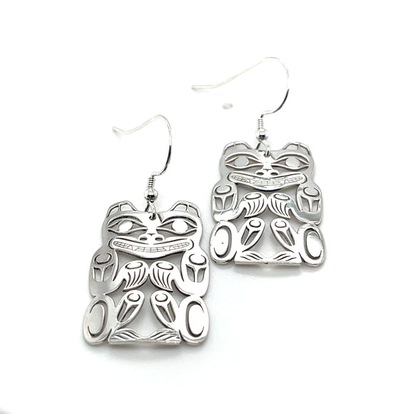 Earrings - Sterling Silver - Bear