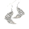 Earrings - Sterling Silver - Salmon