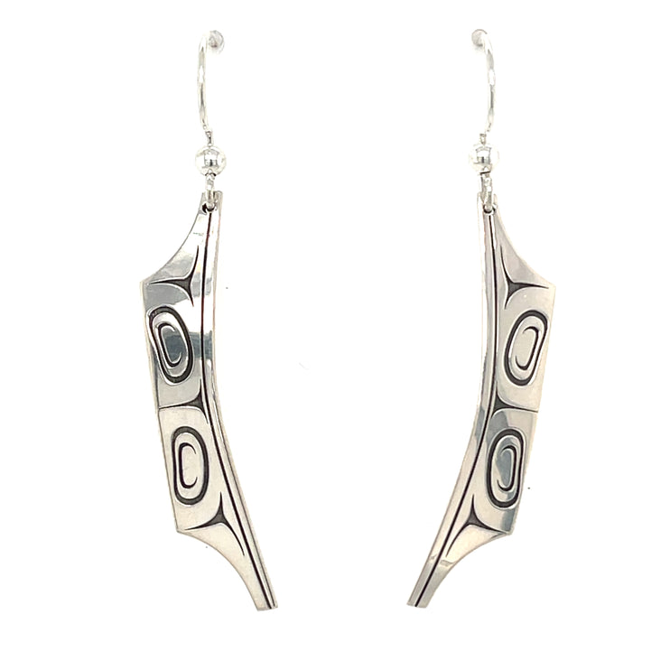 Earrings - Sterling Silver - Canoe