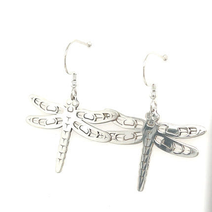 Earrings - Sterling Silver - Dragonfly