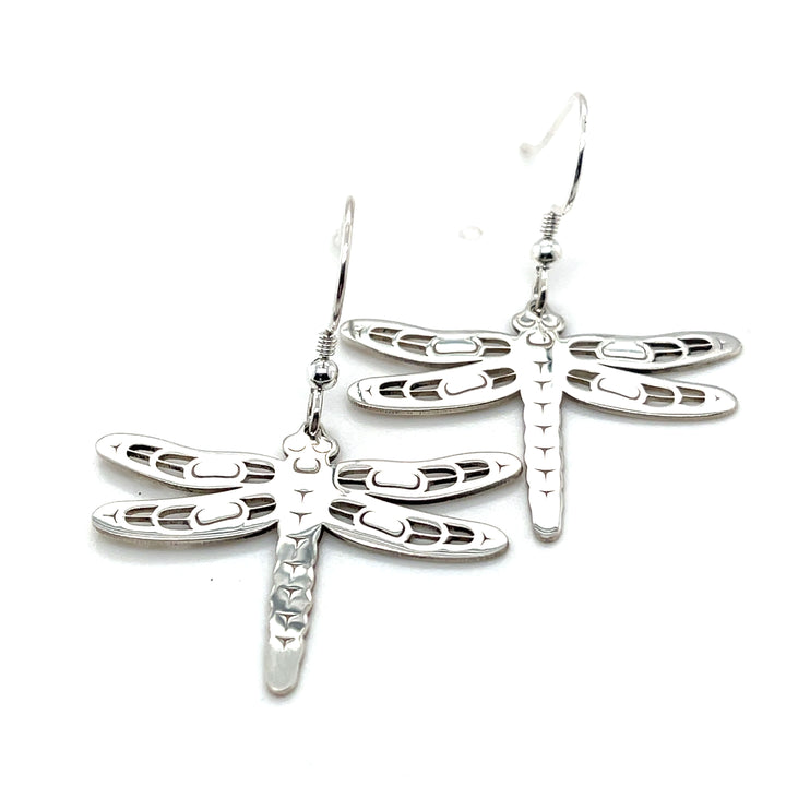 Earrings - Sterling Silver - Dragonfly