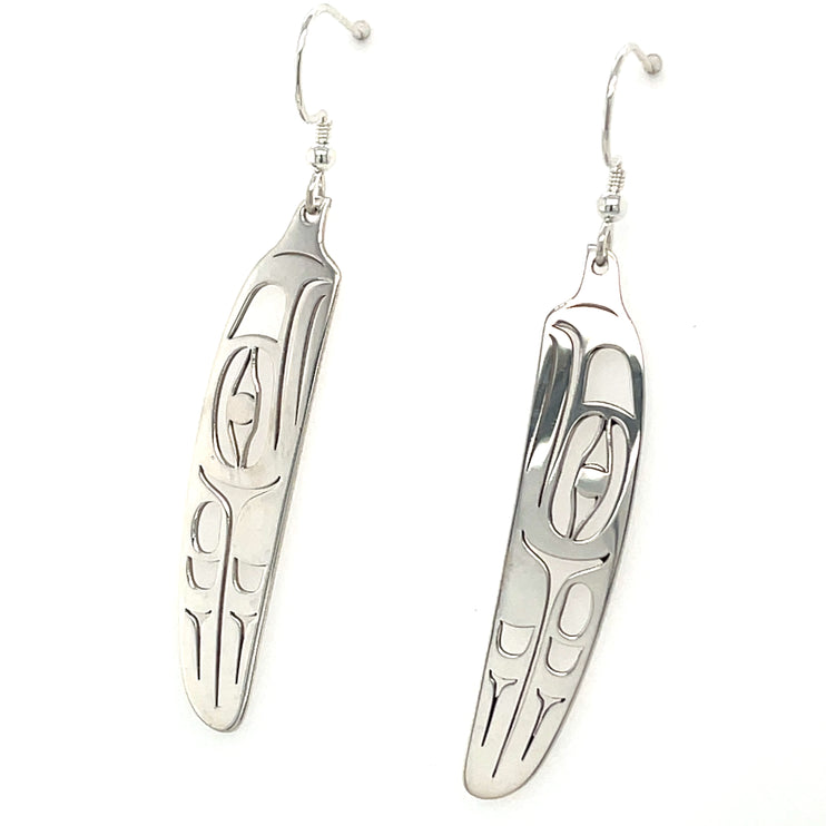 Earrings - Sterling Silver - Feather - Eagle