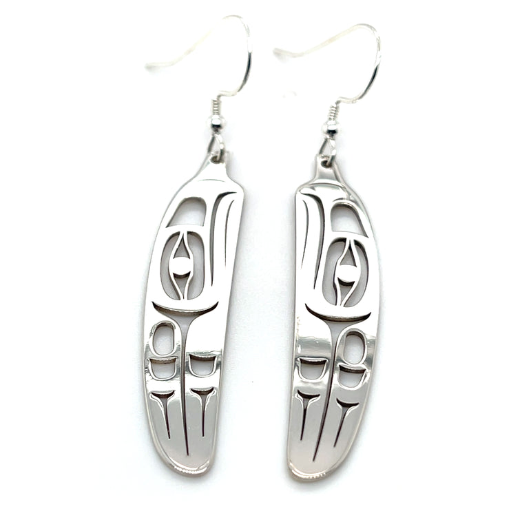 Earrings - Sterling Silver - Feather - Eagle