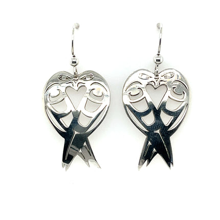 Earrings - Sterling Silver - Lovebirds