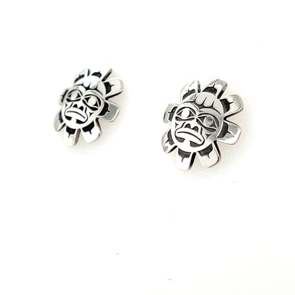 Earrings - Sterling Silver  - Studs - Sun