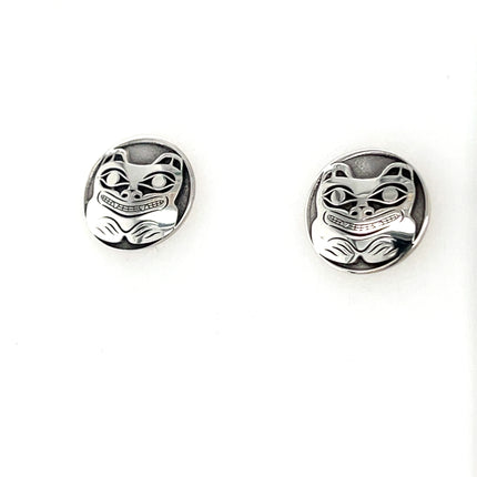 Earrings - Sterling Silver  - Studs - Bear