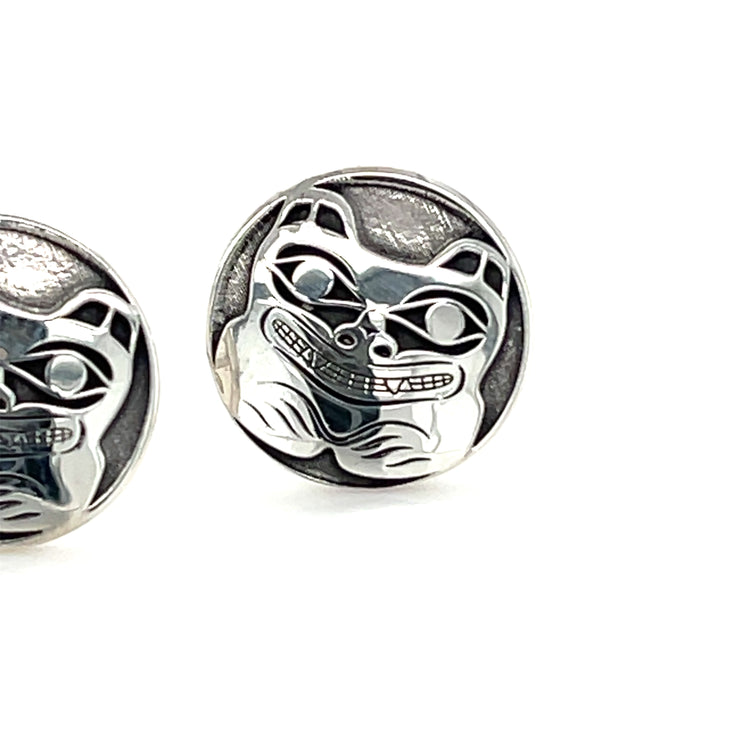 Earrings - Sterling Silver  - Studs - Bear