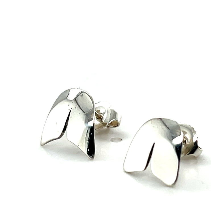 Earrings - Sterling Silver  - Studs - Split-U