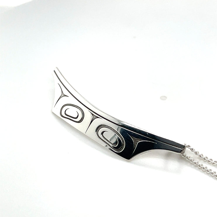 Pendant - Sterling Silver  - Canoe