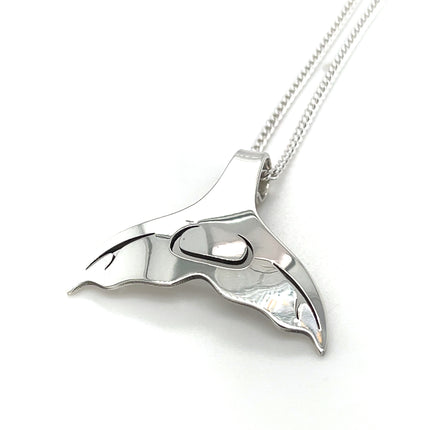 Pendant - Sterling Silver  - Whale Tail