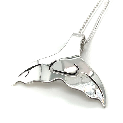 Pendant - Sterling Silver  - Whale Tail