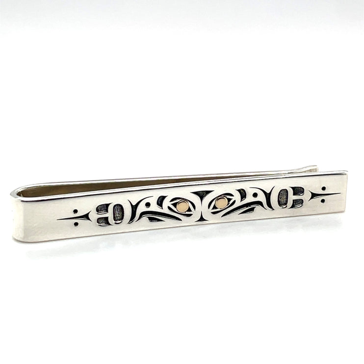 Tie Bar - Sterling Silver & 14k Gold - Eagle