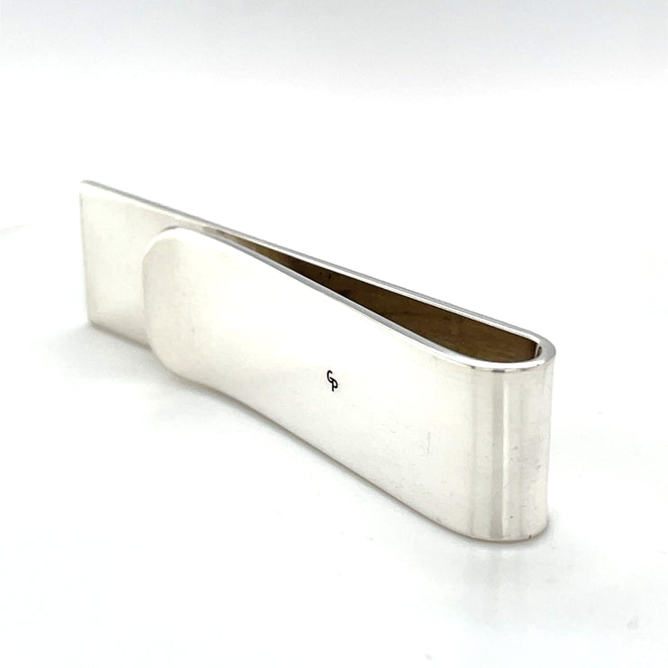 Money Clip - Sterling Silver & 14k Gold - Raven