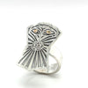 Ring - Sterling Silver & 14k - Raven Shield