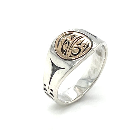 Ring - Sterling Silver & 14k - Raven