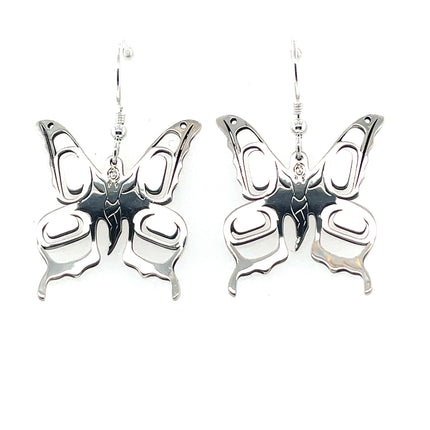 Earrings - Sterling Silver - Butterfly