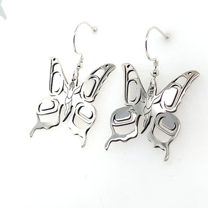 Earrings - Sterling Silver - Butterfly