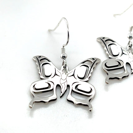 Earrings - Sterling Silver - Butterfly