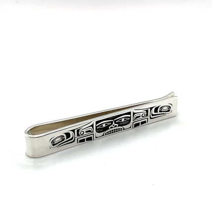 Tie Bar - Sterling Silver & 14k Gold - Chilkat