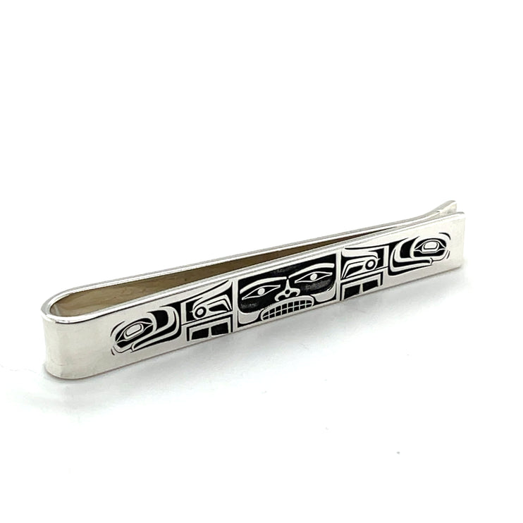 Tie Bar - Sterling Silver & 14k Gold - Chilkat