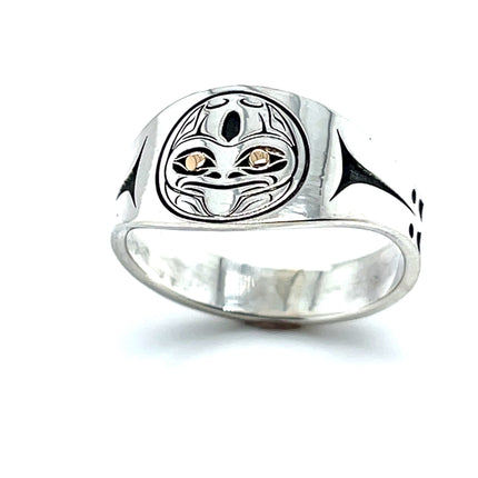 Ring - Sterling Silver & 14k - Frog