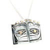 Pendant - Sterling Silver & 14k Yellow Gold - Eagle House Crest