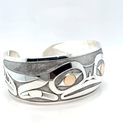Bracelet - Sterling Silver & 14k Gold - Frog