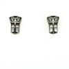 Earrings - Sterling Silver  - Studs - Eagle Shield