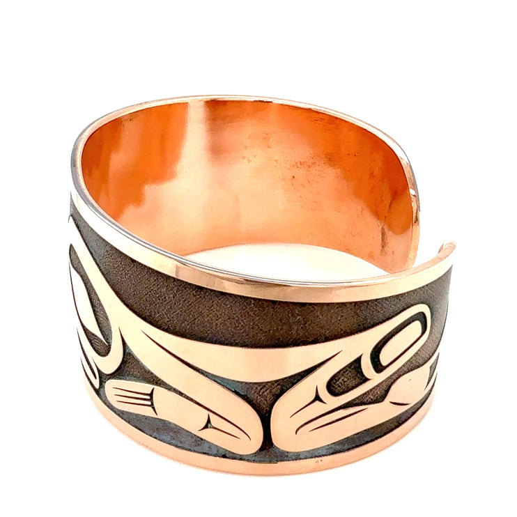 Bracelet - Copper - Frog - 1 1/8" wide