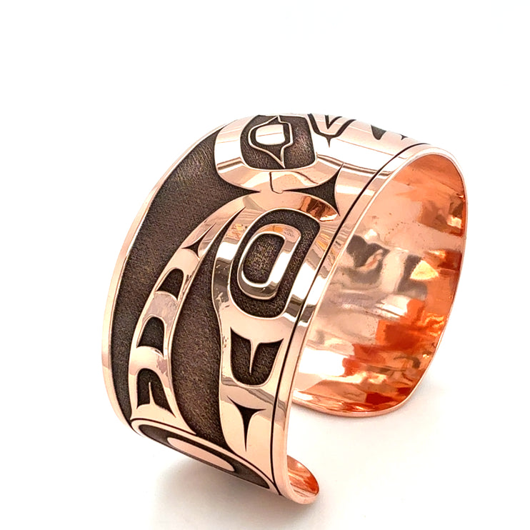 Bracelet - Copper - Raven - 1 1/8" wide