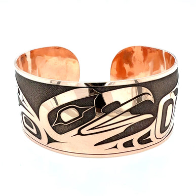 Bracelet - Copper - Raven - 1 1/8" wide