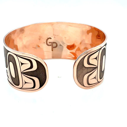 Bracelet - Copper - Raven - 1 1/8" wide
