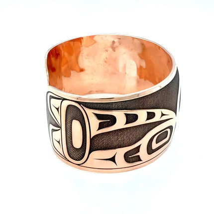 Bracelet - Copper - Raven - 1 1/8" wide