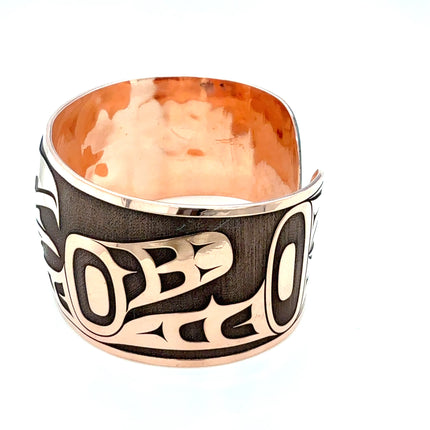Bracelet - Copper - Raven - 1 1/8" wide