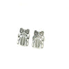Earrings - Sterling Silver  - Studs - Beaver