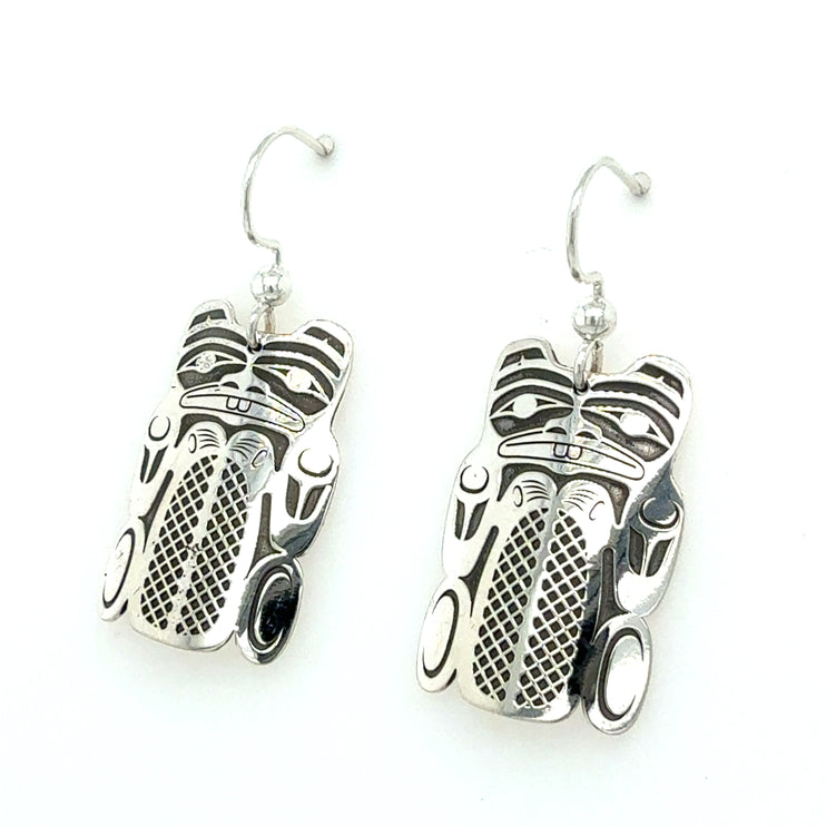 Earrings - Sterling Silver - Beaver