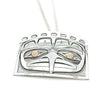 Pendant - Sterling Silver & 14k Yellow Gold - Eagle House Crest