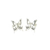 Earrings - Sterling Silver  - Studs - Butterfly