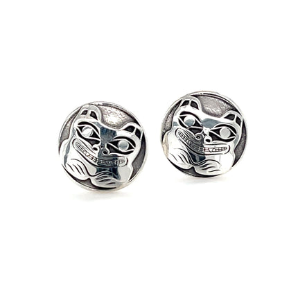 Earrings - Sterling Silver  - Studs - Bear